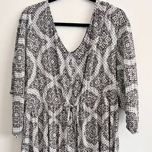 Torrid Challis Skater Dress Size 3